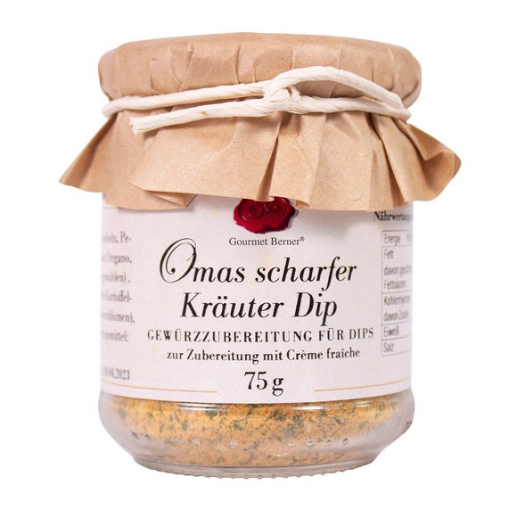 Omas scharfer Kräuter Dip