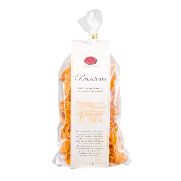 Schwäbische Eiernudeln - Bruschetta