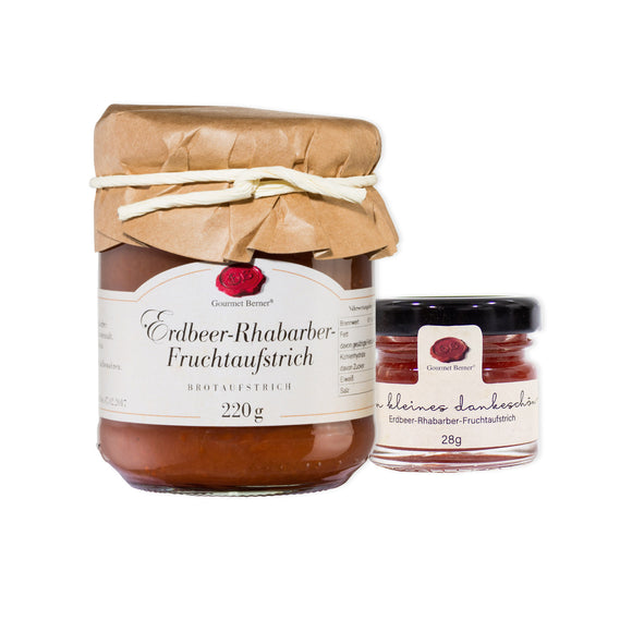 Erdbeer-Rhabarber Fruchtaufstrich