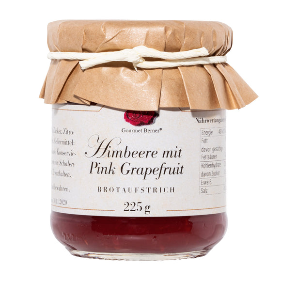 Himbeere mit Pink Grapefruit Fruchtaufstrich