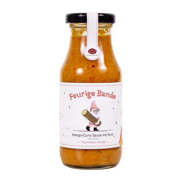 Feurige Bande - Mango-Curry Sauce mit Rum