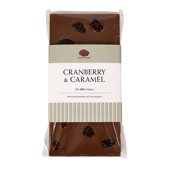 Cranberry & Caramel - Vollmilchschokolade