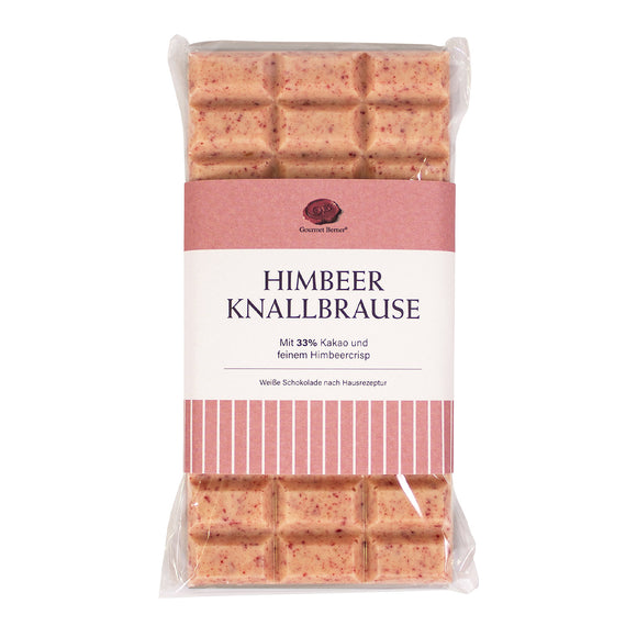 Himbeer Knallbrause - Weiße Schokolade