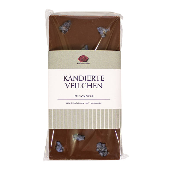 Kandierte Veilchen - Vollmilchschokolade