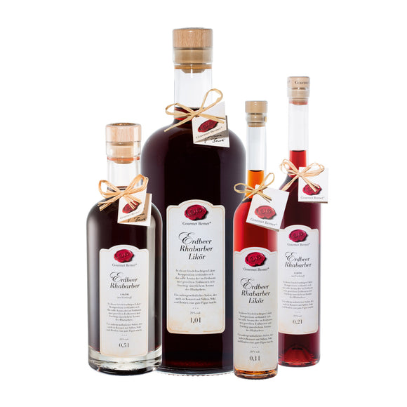Erdbeer-Rhabarber Likör