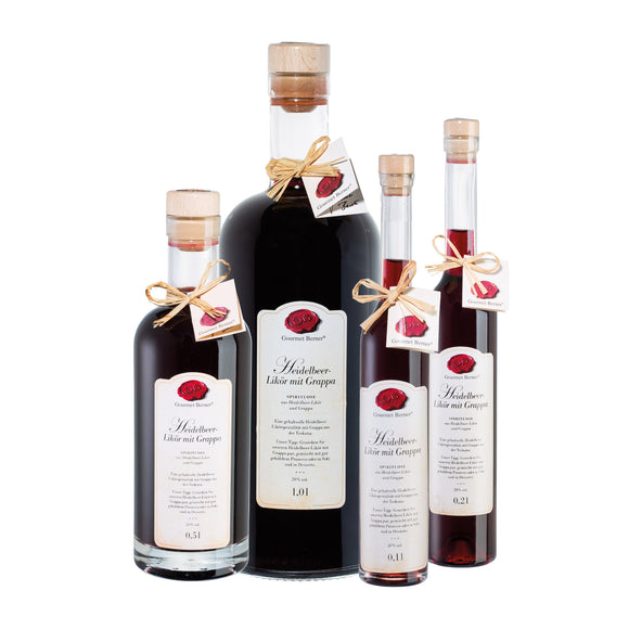 Heidelbeerlikör mit Grappa