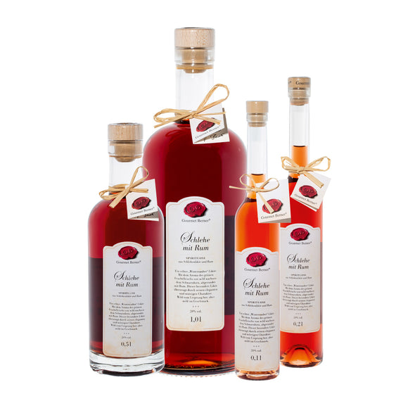 Schlehe mit Rum Likör