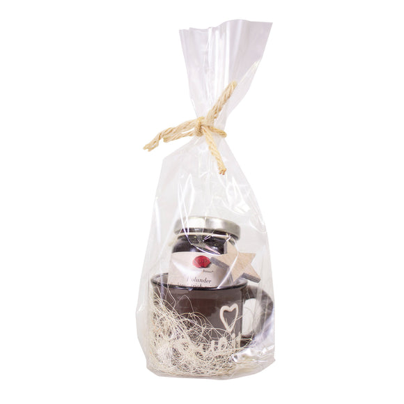 Tassengeschenk Espressobecher Love it - Holunder mit Whisky