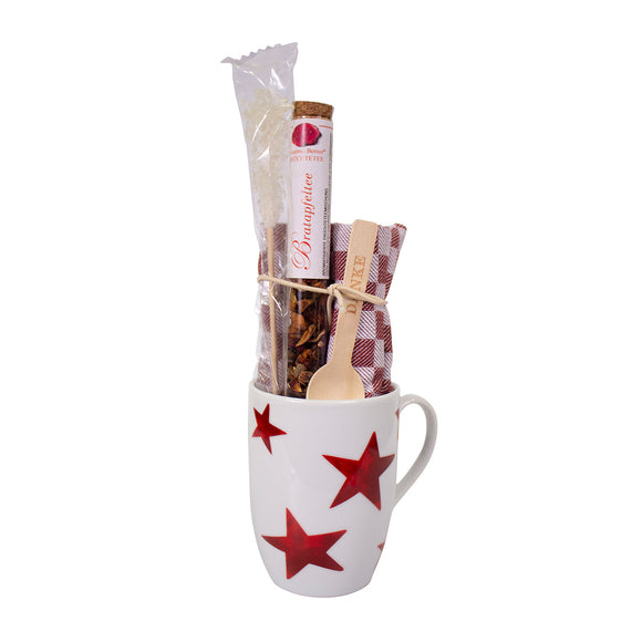 Tassengeschenk Glühweinbecher - Bratapfeltee