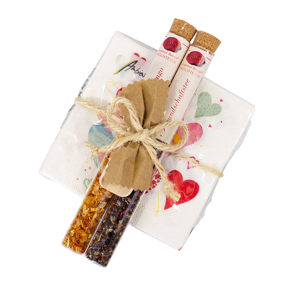 Serviettengeschenk - Tee