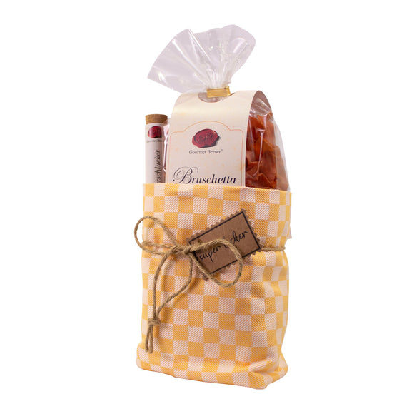 Präsent Geschirrtuch - Feurige Pasta