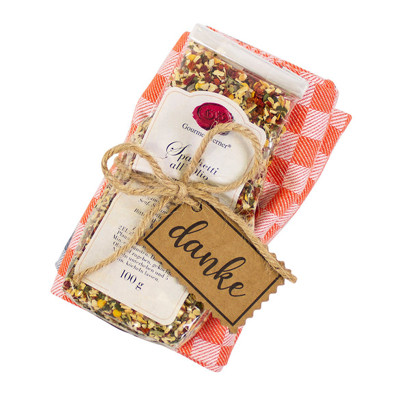 Präsent Geschirrtuch - all'olio