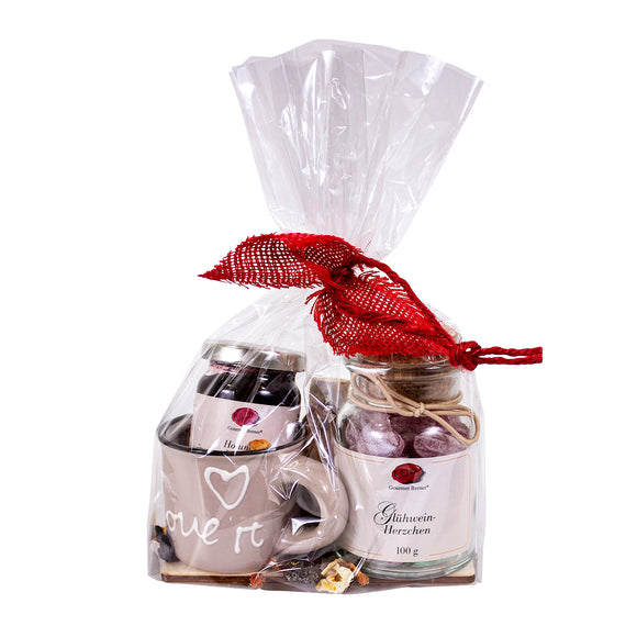 Brettgeschenk - Mir ist warm um's Herz