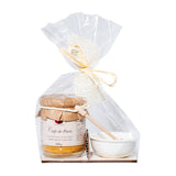 Brettgeschenk - Dip mit Porzellanschale