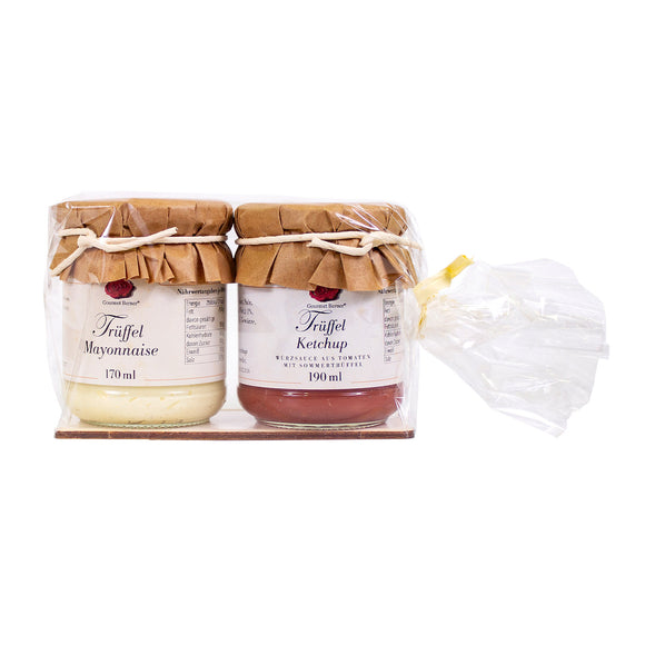 Brettgeschenk - Rot & weiß