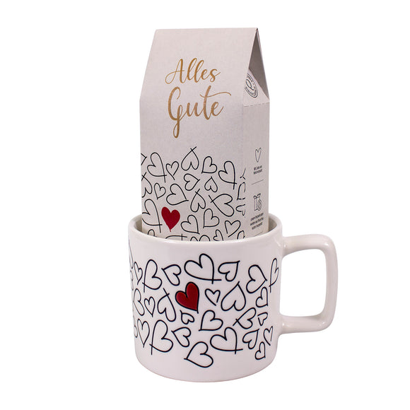 Tasse mit Teebox - Alles Gute
