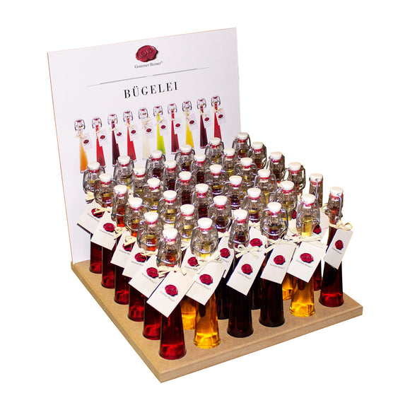 Bügelei Holzdisplay - Liköre Winteredition