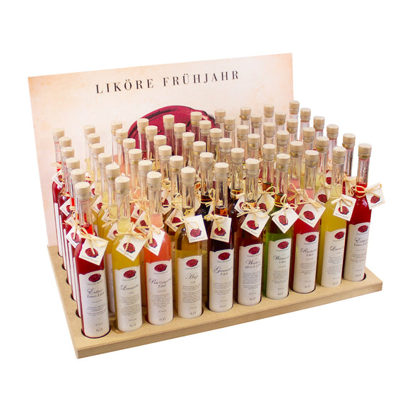 Holzdisplay - Likörchen