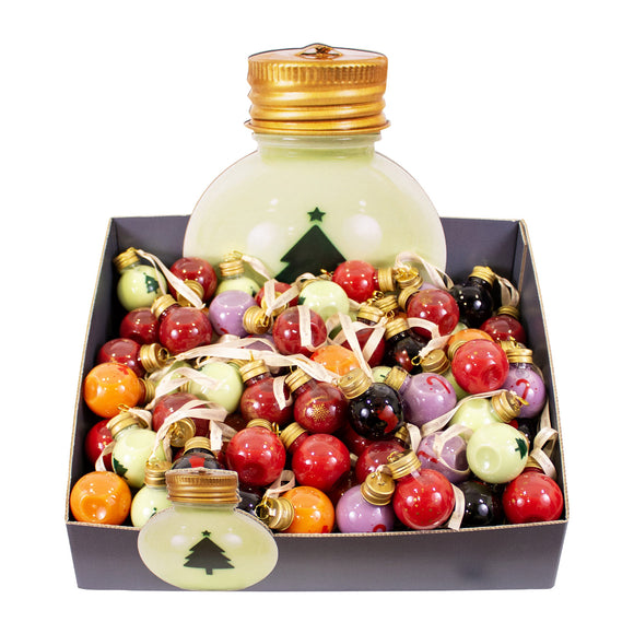 Kartondisplay Christbaumkugeln