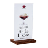 Thekenaufsteller mit Themenschild