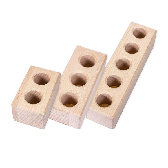 Holzständer für Vitro-Reagenzgläßer